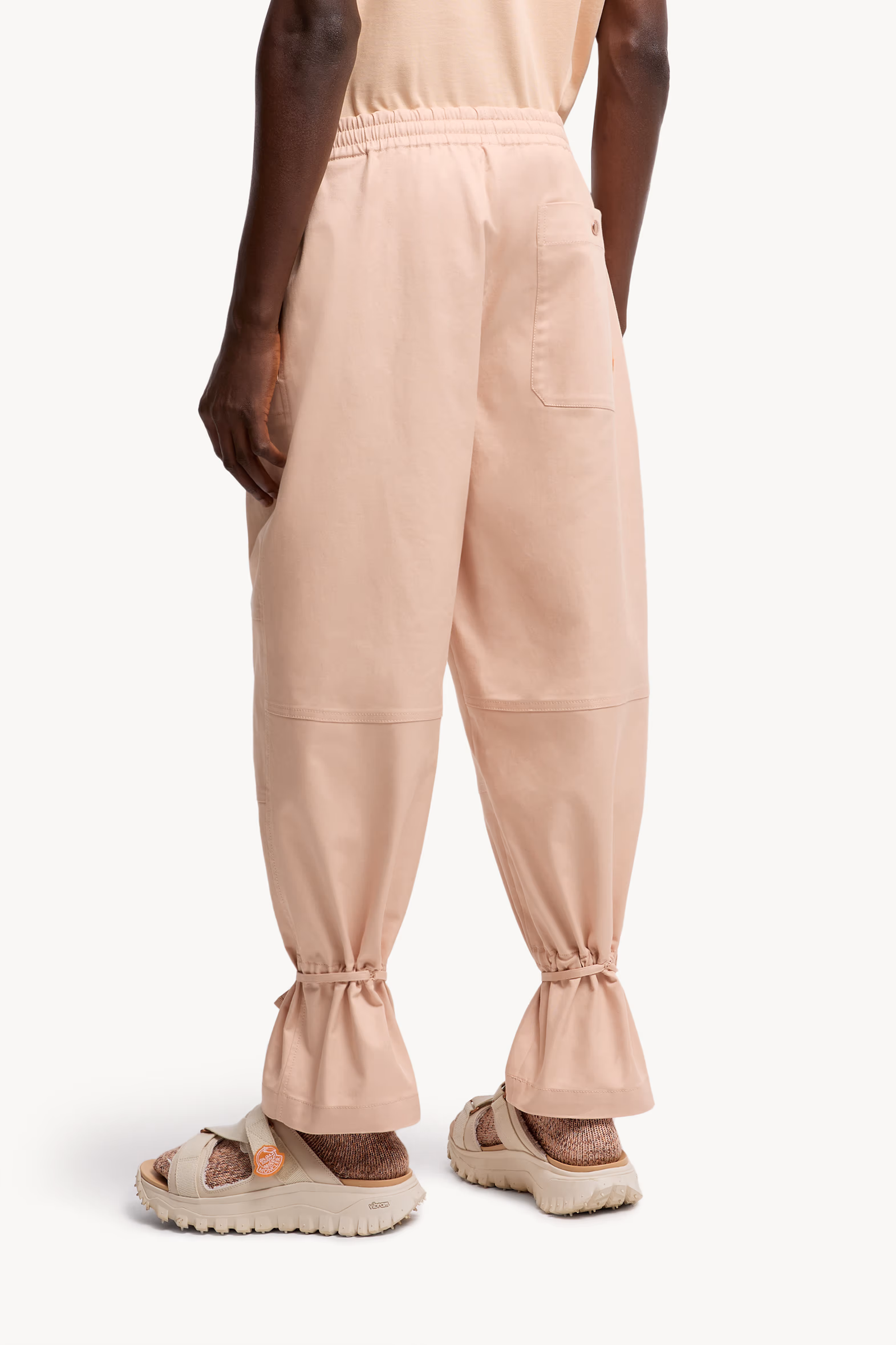 Moncler x Gilga Farm Designed by Donald Glover Cotton Gabardine Pants Men Peach Pink Moncler 5